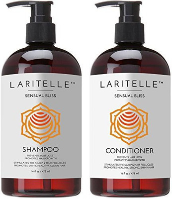 

Laritelle Organic Shampoo 16 Oz + Conditioner 16 Oz | Prevents Hair Loss Promotes Hair Growth(473.18 ml)