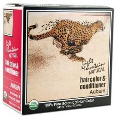 

LIGHT MOUNTAIN Natural Hair Color & Conditioner Auburn 4 Oz 113 G Pack Of 3(118.29 ml)