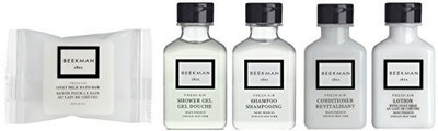 

Beekman Fresh Air Travel Set Shampoo Conditioner Lotion Shower Gel Soap(236 ml)