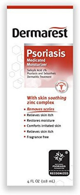 

Dermarest Psoriasis Medicated Moisturizer | 4 Oz | Salicylic Acid 2% | Soothing Zinc Complex | Fragrance Free Formula(118.29 ml)