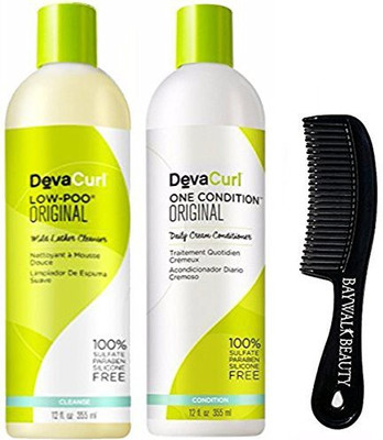 

DevaCurl Low-Poo Original & One Condition Original Duo - 12 Oz With Free Shower Comb(354.88 ml)