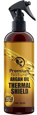 

Premium Nature Argan Oil Hair Protector Spray - Thermal Heat Protectant For Styling Treatment Against Flat Iron & Hot Blow Dry(118.29 ml)