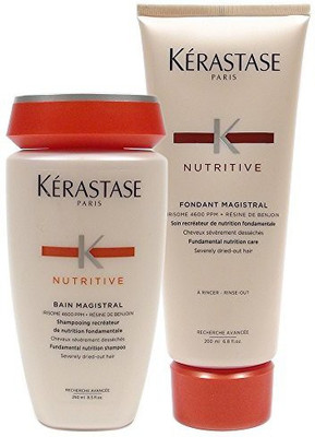 

Kerastase Bain Magistral Shampoo 8.5 Oz And Nutritive Fondant Magistral Conditioner 6.80 Oz(200 ml)