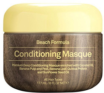 

Sun Bum Beach Formula Revitalizing Deep Conditioning Hair Masque 6 Oz Tub 1 Count Hydrating Conditioner Frizz Control Paraben Free Gluten Free Vegan(177.44 ml)