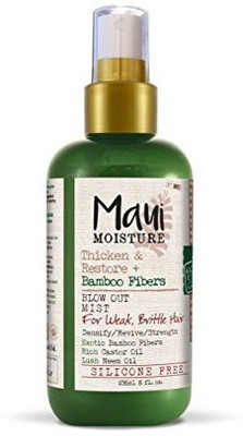 

Maui Moisture Thicken & Restore + Bamboo Fiber Mist 8 Ounce Helps Soften Treated Natural Or Transitioning Hair Helps Renew Brittle Dry Hair Silicone Free(236.59 ml)