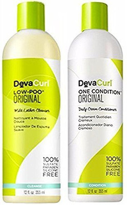 

DevaCurl One Conditioner + Low-Poo 12 Oz Combo(354.88 ml)