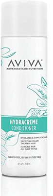 

Aviva Hair Hydracreme Conditioner - Detangles Conditions - Color And Heat Safe - No Paraben Alcohol - Uv Protection 8.5 Oz.(251.38 ml)