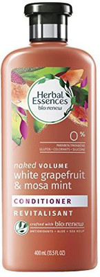 

Herbal Essences Naked Volume White Grapefruit & Mosa Mint Conditioner 13.5 Fluid Ounce(399.24 ml)