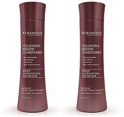 

Keranique Deep Hydration Volumizing Keratin Conditioner 8 Ounce 2 Pack(236.59 ml)