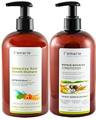 

Lemarie Intensive Hair Growth Shampoo And Hair Growth Conditioner Set 2 X 16 Oz(473.18 ml)