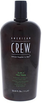 

American Crew Shampoo Conditioner & Bodywash Tea Tree 33.8 Ounce(999.59 ml)