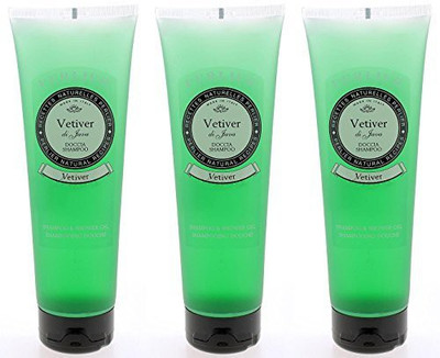 

Perlier Vetiver Di Java Shampoo & Shower Gel Vetiver Scent - 8.4 Fluid Ounces 250Ml Tubes Pack Of 3 Italian Import(250 ml)