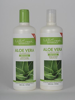 

Mill Creek Botanicals Aloe Vera Shampoo And Conditioner Bundle(473 ml)