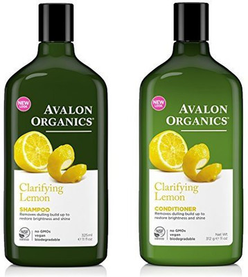 

Avalon Organics All Natural Lemon Clarifying Shampoo And Conditioner(325.31 ml)