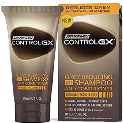 

Just for Men Control Gx 2 In 1 Shampoo And Conditioner Grey Boxed 2 Pack(147 ml)