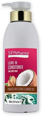 

Spa Pharma Moisturizing Leave In Hair Conditioner With Coconut And Almond Oils For Curly Hair 13.5 Fl Oz(399.24 ml)