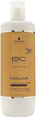 

BC Bonacure Excellium Taming Conditioner With Q10+ Omega-3 33.81-Ounce(999.59 ml)