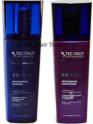 

Tec Italy Metamorfosi Temporary Hair Straightening Shampoo And Conditioner Set 10.1 Oz(2.96 ml)