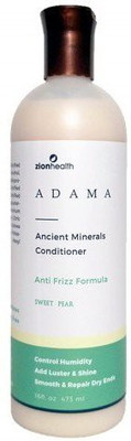 

Zion Health Adama Ancient Minerals Anti-Frizz Conditioner Sweet Pear 16 Fluid Ounce(473.18 ml)
