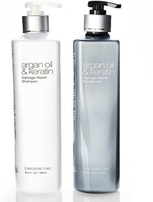 

Caroline Chu Argan Oil And Keratin Damage Repair Shampoo And Conditioner Duo 33.8 Fluid Ounce(999.59 ml)