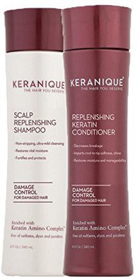 

Keranique Damage Control Scalp Replenishing Shampoo And Conditioner Set 8 Fl Oz(236.59 ml)