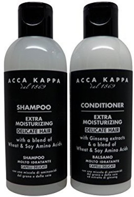 

Acca Kappa White Moss Shampoo & Conditioner Lot Of 4 2 Of Each 2.5Oz Bottles(73.93 ml)