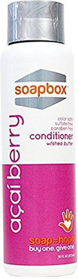 

Soapbox Conditioner Acai Berry With Shea Butter - Mousturize And Nourish With Antioxidants & Vitamins A B C And E - 16 Ounce Pack Of 3(473.18 ml)