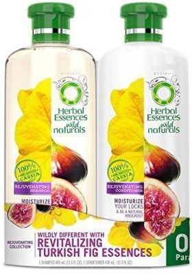 

Herbal Essences Wild Naturals Shampoo & Conditioner 13.5 Fl. Oz. 2 Pk(236 ml)