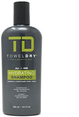 

Towel Dry All-In-One Hydrating Shampoo Conditioner Body Wash 8.4Oz(248.42 ml)