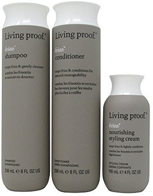 

Living Proof No Frizz Shampoo & Conditioner Duo 8 Oz & No Frizz Nourishing Styling Cream 4(236.59 ml)