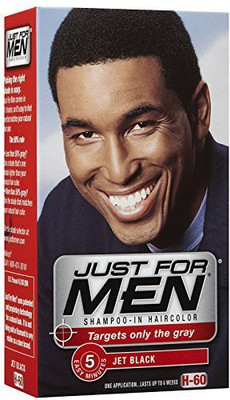 

Just for Men Shampoo In #H-60 Haircolor Jet Black(236 ml)