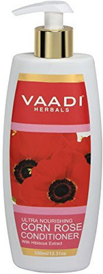 

Vaadi Herbals Ultra Nourishing Conditioner - Corn Rose Conditioner With Hibiscus Extract - Herbal Conditioner(350 ml)