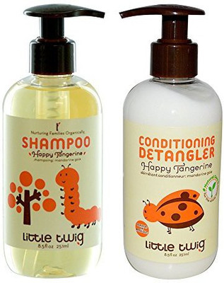 

Little Twig All Natural Organic Happy Tangerine Hypoallergenic Baby Shampoo & Wash And Conditioning(14.79 ml)