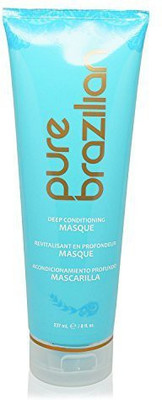 

Pure Brazilian Deep Conditioning Masque Deep Conditioner Hair Treatment With Brazilian Keratin And Acai 8 Ounce(236.59 ml)