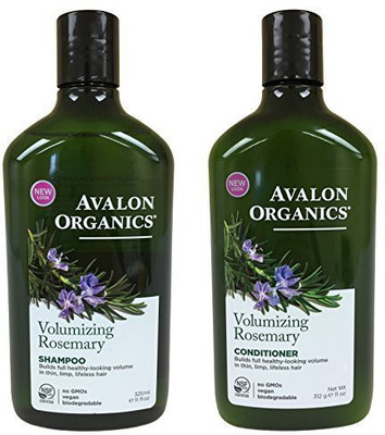 

Avalon Organics Rosemary Volumizing Shampoo & Conditioner 11 Oz Each(325.31 ml)