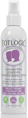 

TotLogic Detangler And Leave In Conditioner Spray For Kids - Lavender Bliss 8 Oz - Detangle Nourish Protect(236.59 ml)