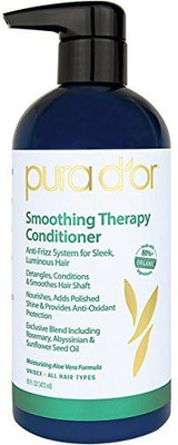 

Pura D'or Smoothing Therapy Conditioner For Anti-Frizz Straightens & Smoothes Dull Dry Brittle Hair(473.18 ml)