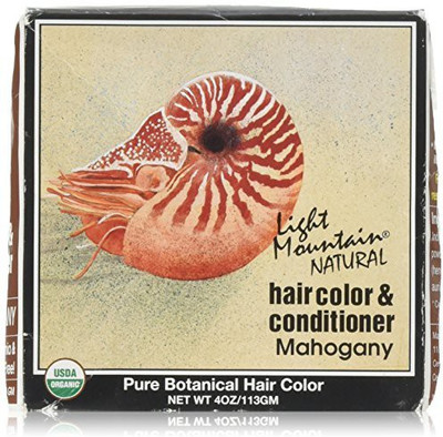 

LIGHT MOUNTAIN Hair Color & Conditioner- Mahogany 4 Oz Powder(118.29 ml)