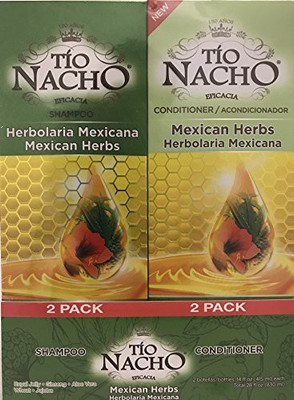 

Tio Nacho Mexican Herbs Shampoo And Conditioner Twin Pack 2 Pack 14 Fl. Oz. Each(236 ml)