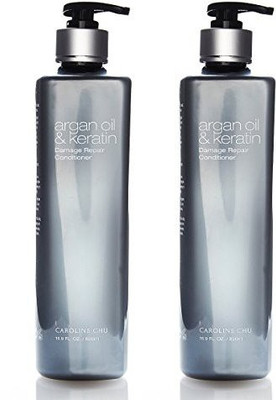 

Caroline Chu Twin Pack Argan Oil And Keratin Damage Repair Conditioner 33.8 Fluid Ounce(999.59 ml)