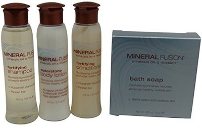 

Mineral Fusion Travel Set 2 Shampoo 2 Conditioner 2 Body Lotion 2 Bath Soap(236 ml)