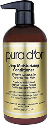 

Pura D'or Deep Moisturizing Conditioner Treatment For Dry Damaged Thinning Hair Softens & Smooths Infused With Organic(473.18 ml)