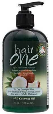 

Hair One Coconut Oil Cleansing Conditioner For Dry Hair 12 Oz.(354.88 ml)