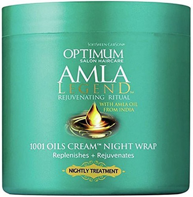 

Softsheen Carson Optimum Amla Legend 1001 Oils Cream Night Wrap 4 Oz.(118.29 ml)