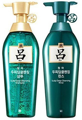 

Amore Pacific Ryeo New Chung Ah Mo Shampoo 500Ml For Oily Hair With Dandruff + Conditioner 500Ml(500 ml)