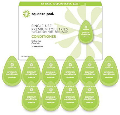 

Squeeze Pod Travel Conditioner - 10 Single Use Pods(236 ml)