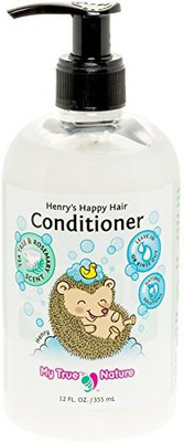 

My True Nature Natural Kids Conditioner - HenryS Happy Hair Paraben Free Detangler Conditioner - RosemaryTea Tree 12Oz(354.88 ml)