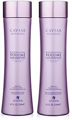 

Alterna Caviar Anti-Aging Bodybuilding Volume Shampoo And Conditioner Set 8.5-Ounce(251.38 ml)