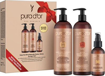 

Pura D'or Clinically Tested Professional Grade Hair Loss Therapy Thickening Shampoo & Conditioner(118.29 ml)