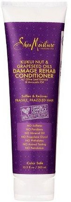 

Shea Moisture Kukui Nut & Grapeseed Oils Damage Rehab Conditioner 10.3 Oz(8.87 ml)